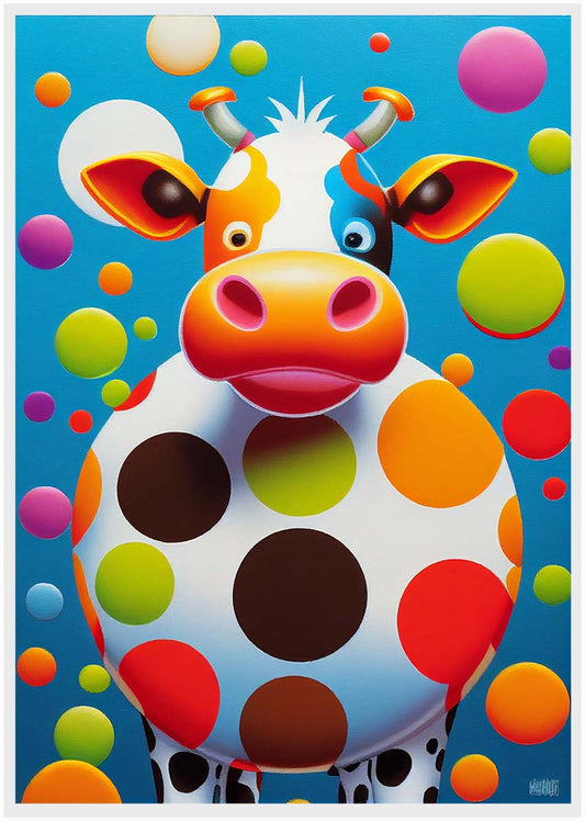 T215 Cow Canvas Art Prints, T-Shirts, Posters, and Mugs, Cushion Cover Expressive Collection