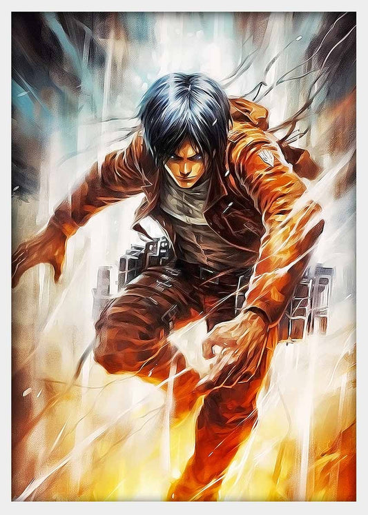 P234 Eren Yeager Canvas Art Prints, T-Shirts, Posters, and Mugs, Cushion Cover Expressive Collection