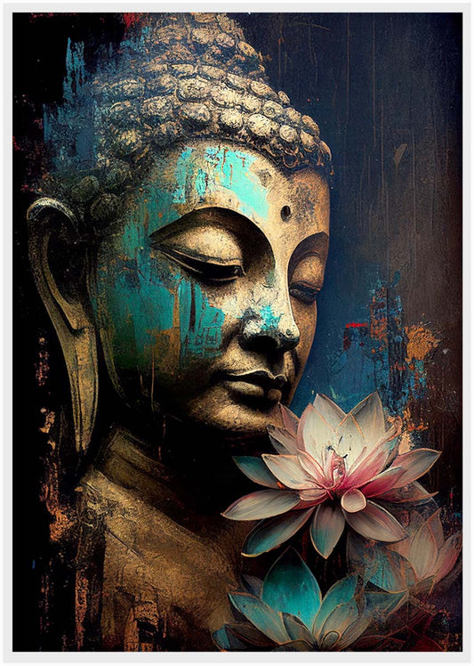 T24 Buddha Canvas Art Prints, T-Shirts, Posters, and Mugs, Cushion Cover Expressive Collection