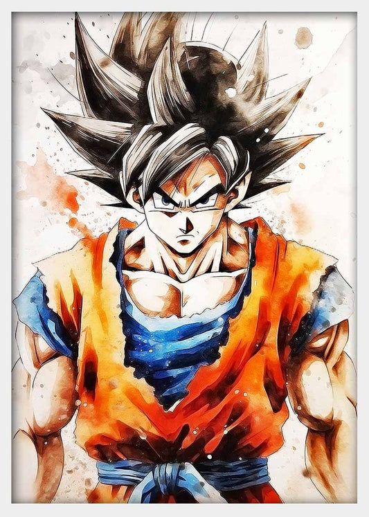 P242 Dragon Ball Goku Canvas Art Prints, T-Shirts, Posters, and Mugs, Cushion Cover Expressive Collection