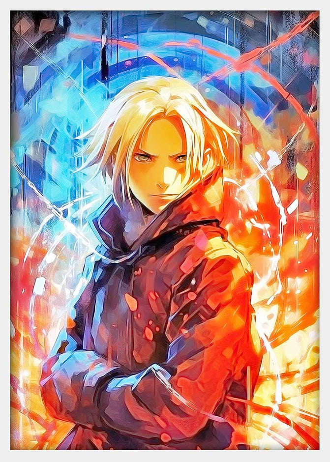 P247 Edward Elric Canvas Art Prints, T-Shirts, Posters, and Mugs, Cushion Cover Expressive Collection