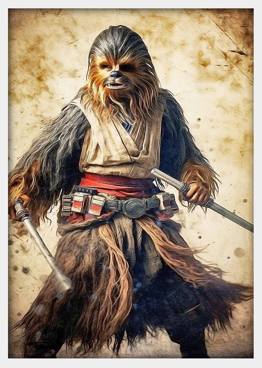 P251 Chewbacca Canvas Art Prints, T-Shirts, Posters, and Mugs, Cushion Cover Expressive Collection