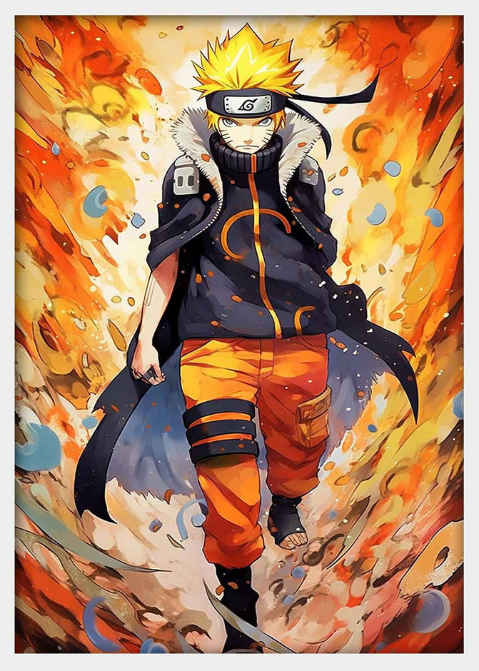 P266 Naruto Uzumaki Canvas Art Prints, T-Shirts, Posters, and Mugs, Cushion Cover Expressive Collection