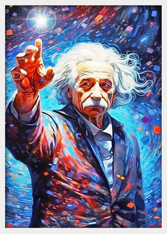 P276 Albert Einstein Canvas Art Prints, T-Shirts, Posters, and Mugs, Cushion Cover Expressive Collection