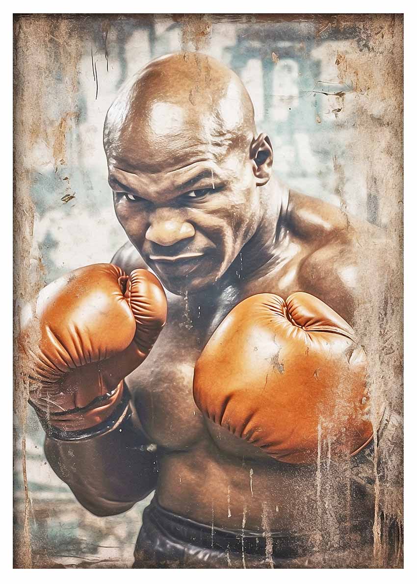 P294 Mike Tyson Canvas Art Prints, T-Shirts, Posters, and Mugs, Cushion Cover Expressive Collection