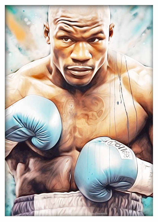 P295 Mike Tyson Canvas Art Prints, T-Shirts, Posters, and Mugs, Cushion Cover Expressive Collection