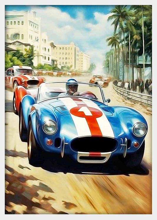 T324 Racing Car Canvas Art Prints, T-Shirts, Posters, and Mugs, Cushion Cover Expressive Collection