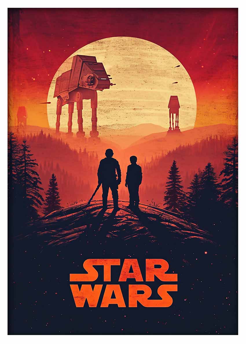 P345 Star Wars Canvas Art Prints, T-Shirts, Posters, and Mugs, Cushion Cover