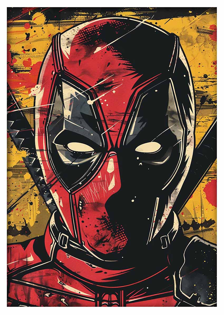 P363 Deadpool Canvas Art Prints, T-Shirts, Posters, and Mugs, Cushion Cover