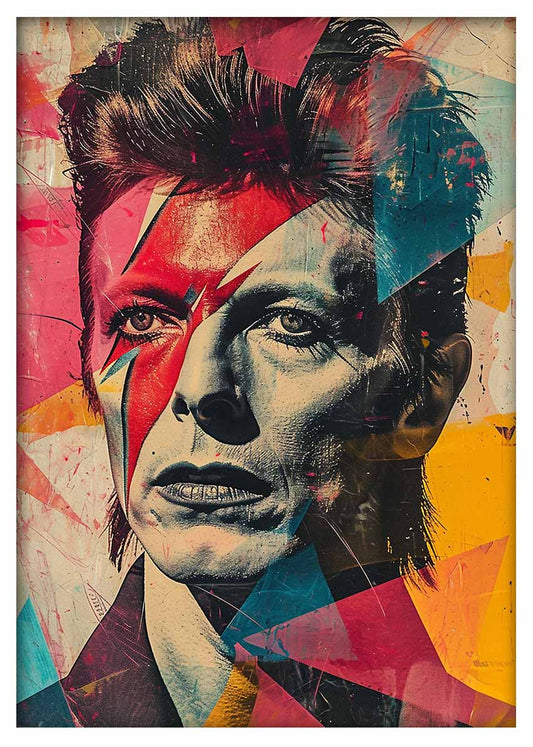 P376 David Bowie Canvas Art Prints, T-Shirts, Posters, and Mugs, Cushion Cover