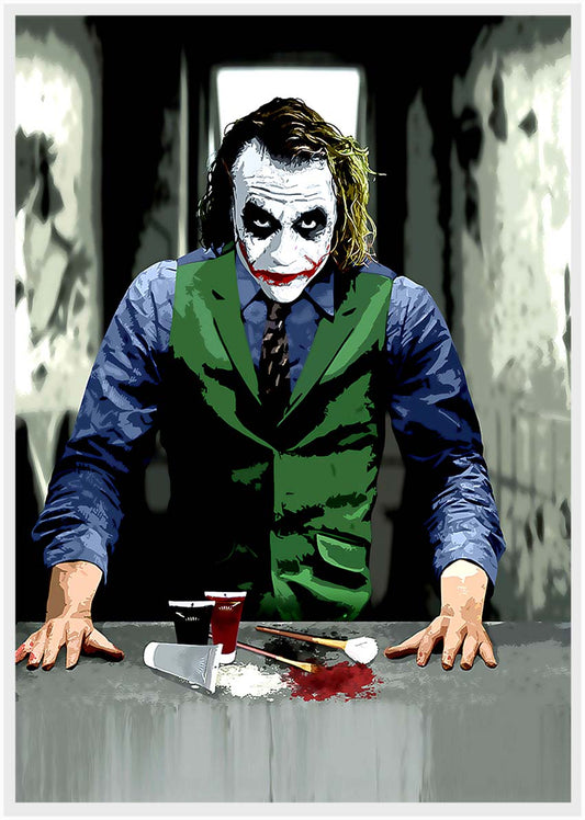 P103 Joker Canvas Art Prints, T-Shirts, Posters, and Mugs, Cushion Cover Expressive Collection