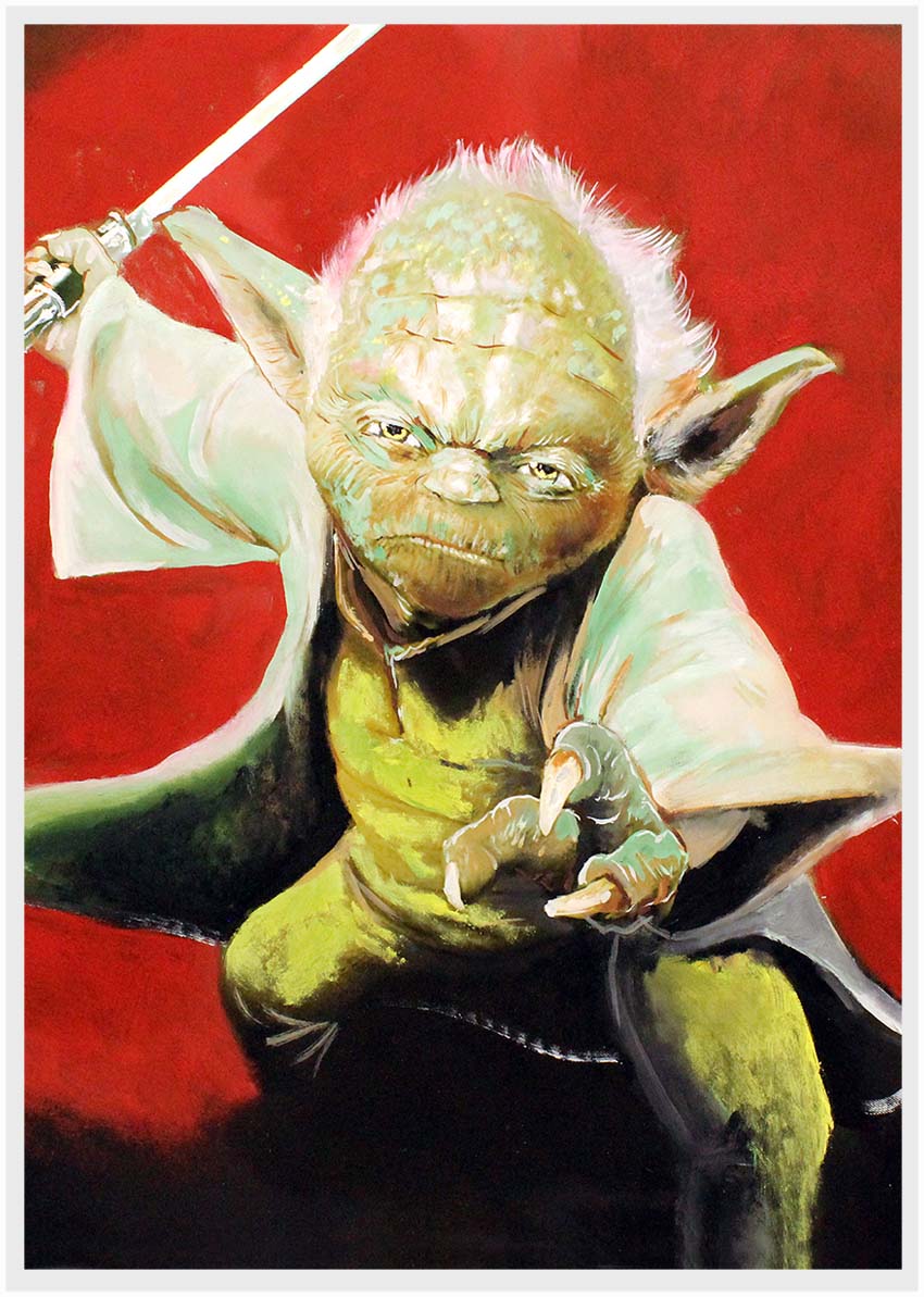 P114 YODA Canvas Art Prints, T-Shirts, Posters, and Mugs, Cushion Cover Expressive Collection