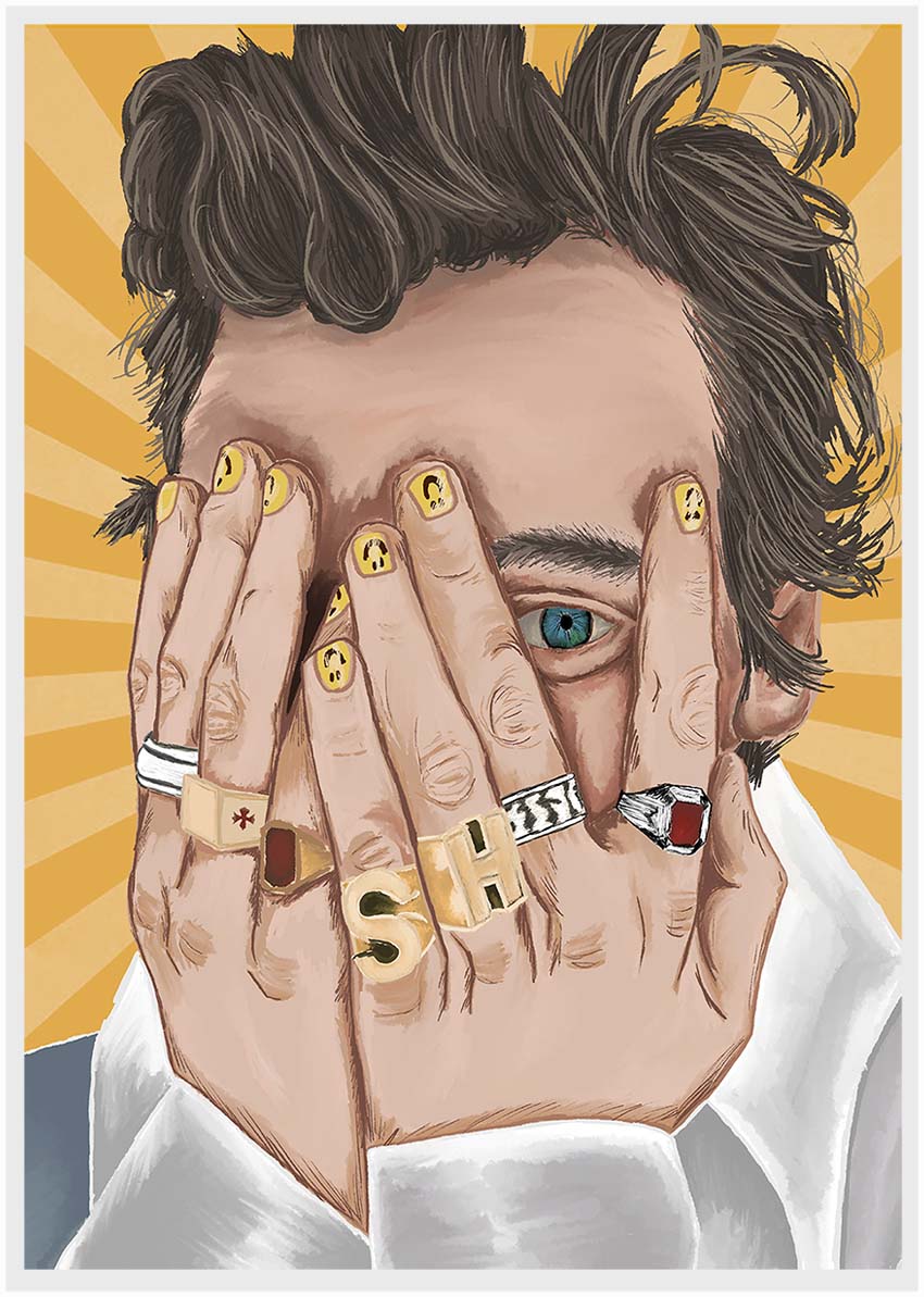 P118 Harry Styles Canvas Art Prints, T-Shirts, Posters, and Mugs, Cushion Cover Expressive Collection