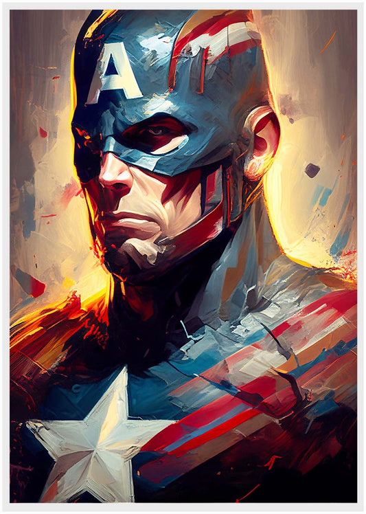 P11 Captain America Canvas Art Prints, T-Shirts, Posters, and Mugs, Cushion Cover Expressive Collection