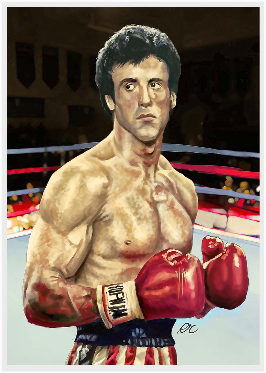 P124  Rocky Canvas Art Prints, T-Shirts, Posters, and Mugs, Cushion Cover Expressive Collection