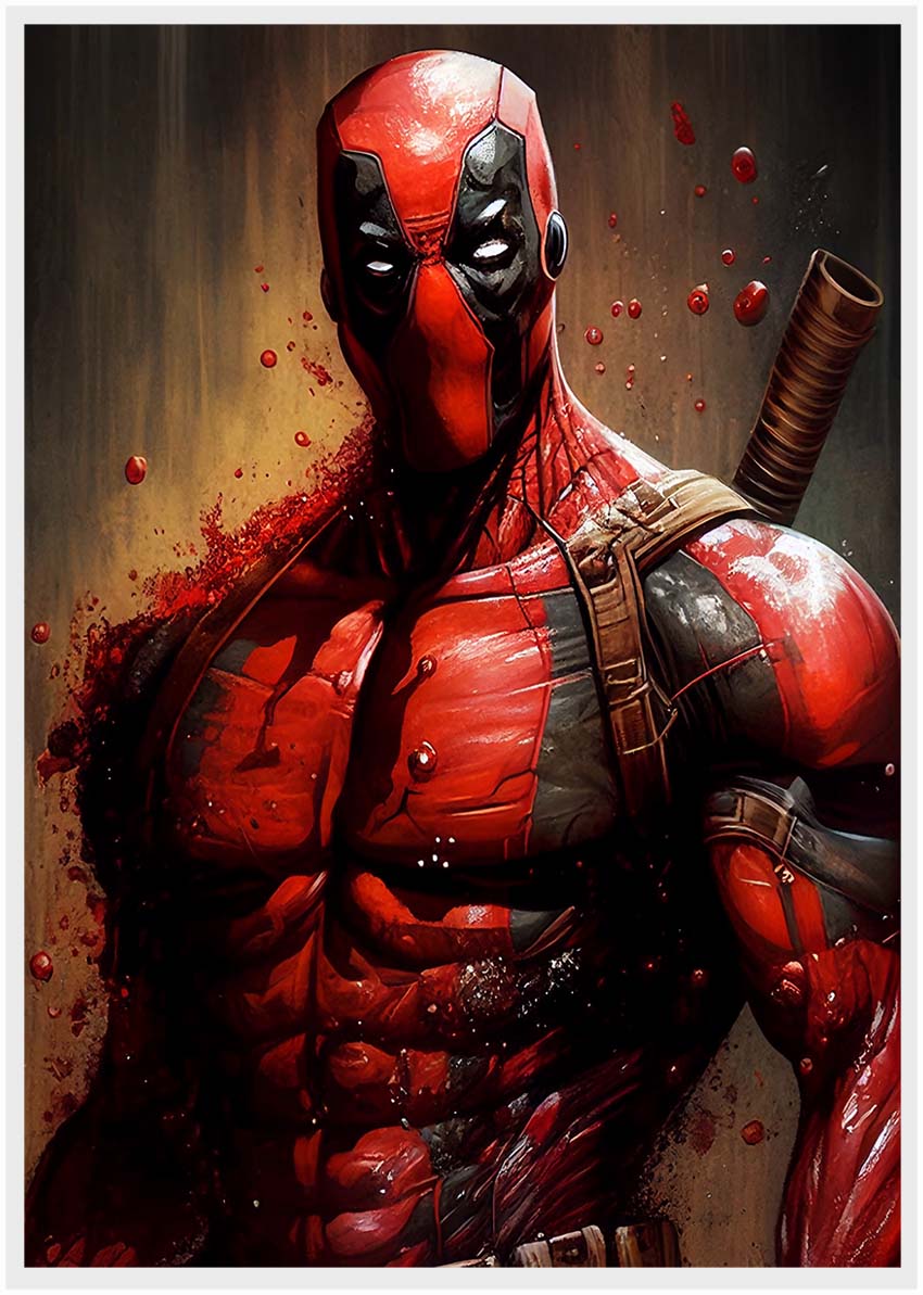 P15 Deadpool Canvas Art Prints, T-Shirts, Posters, and Mugs, Cushion Cover Expressive Collection