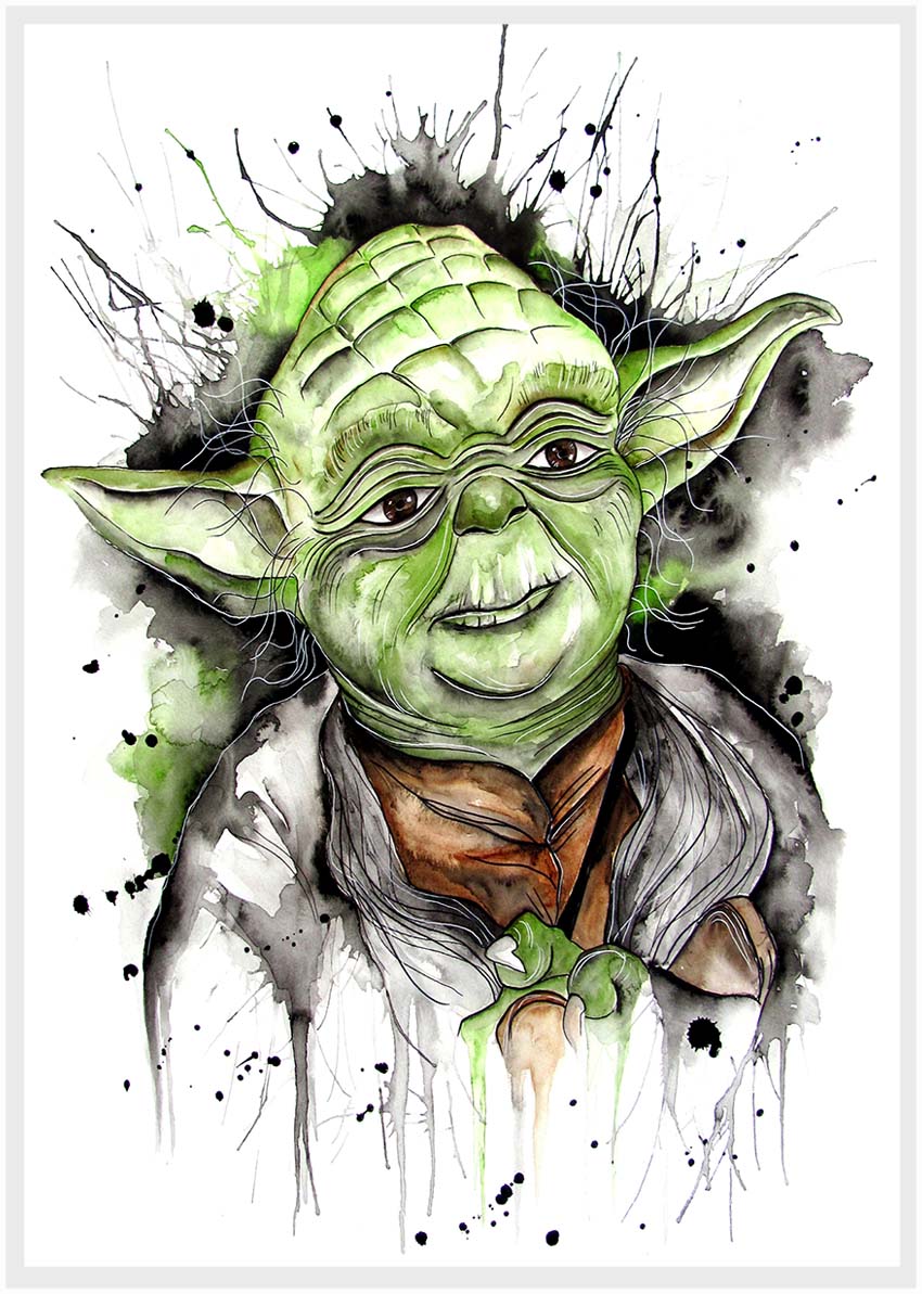 P59 Yoda Canvas Art Prints, T-Shirts, Posters, and Mugs, Cushion Cover Expressive Collection