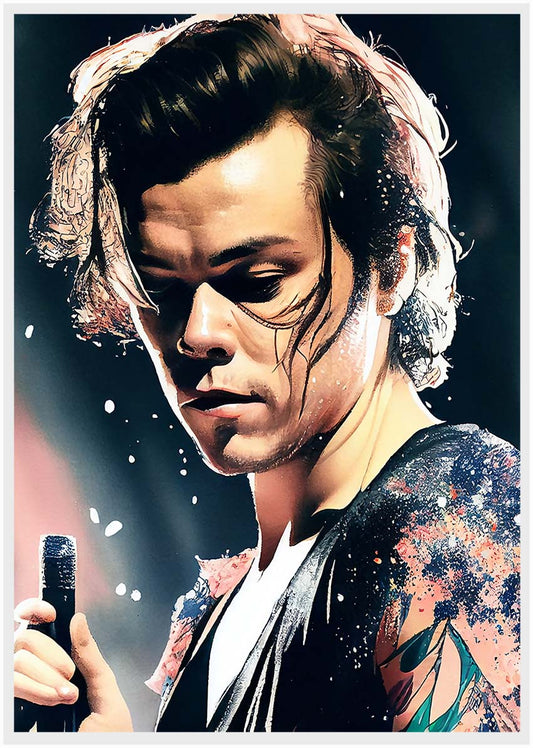 P61 Harry Styles Canvas Art Prints, T-Shirts, Posters, and Mugs, Cushion Cover Expressive Collection