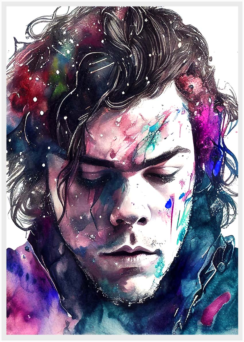 P63 Harry Styles Canvas Art Prints, T-Shirts, Posters, and Mugs, Cushion Cover Expressive Collection