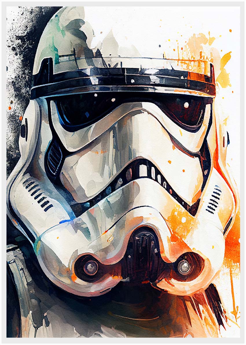 P69  Stormtrooper Canvas Art Prints, T-Shirts, Posters, and Mugs, Cushion Cover Expressive Collection