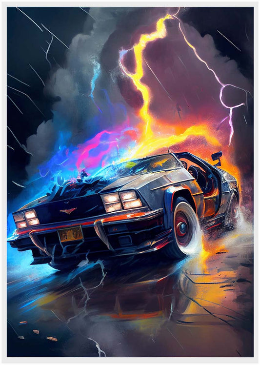 P9 Back to the Future Canvas Art Prints, T-Shirts, Posters, and Mugs, Cushion Cover Expressive Collection