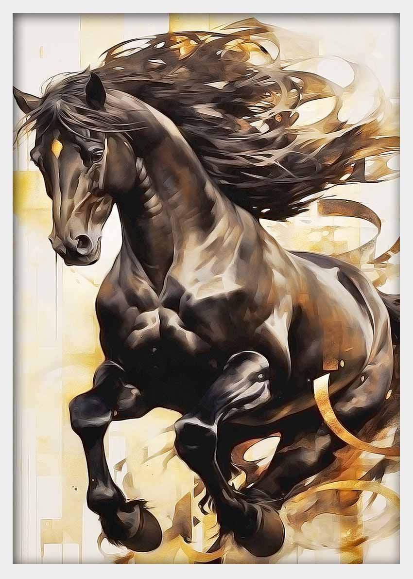 T330 Horse Canvas Art Prints, T-Shirts, Posters, and Mugs, Cushion Cover Expressive Collection