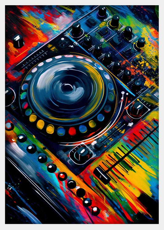 T384 DJ Mixer Canvas Art Prints, T-Shirts, Posters, and Mugs, Cushion Cover Expressive Collection