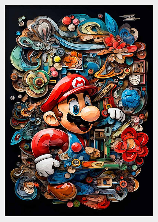 T385 Super Mario Canvas Art Prints, T-Shirts, Posters, and Mugs, Cushion Cover Expressive Collection