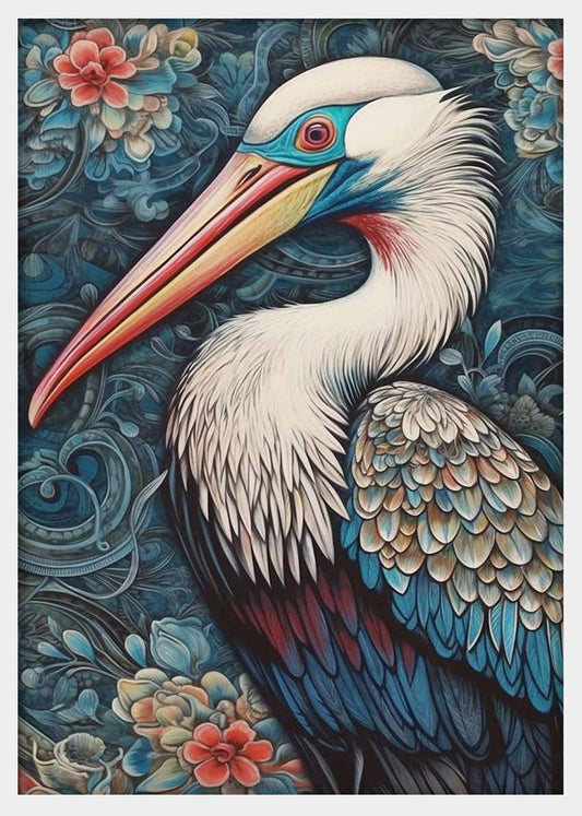 T387 Pelican Canvas Art Prints, T-Shirts, Posters, and Mugs, Cushion Cover Expressive Collection