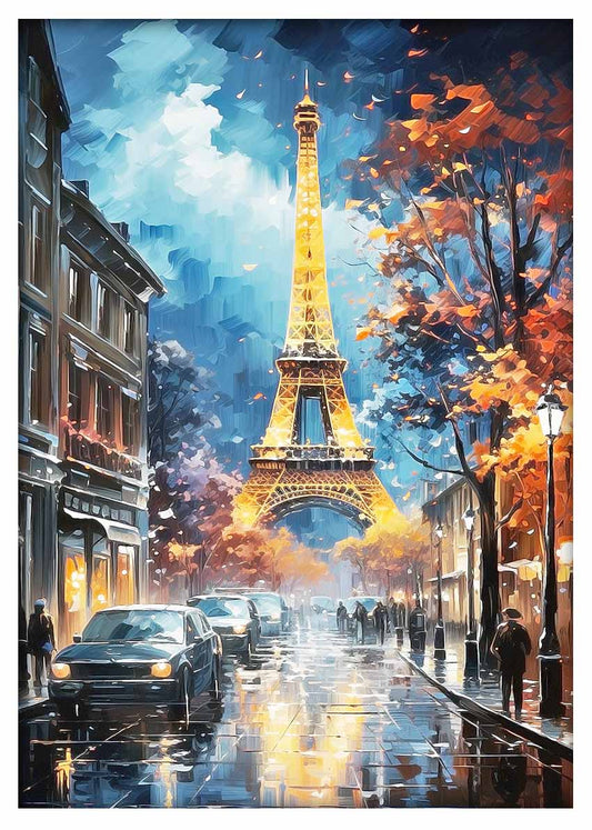 T432 Paris Canvas Art Prints, T-Shirts, Posters, and Mugs, Cushion Cover Expressive Collection