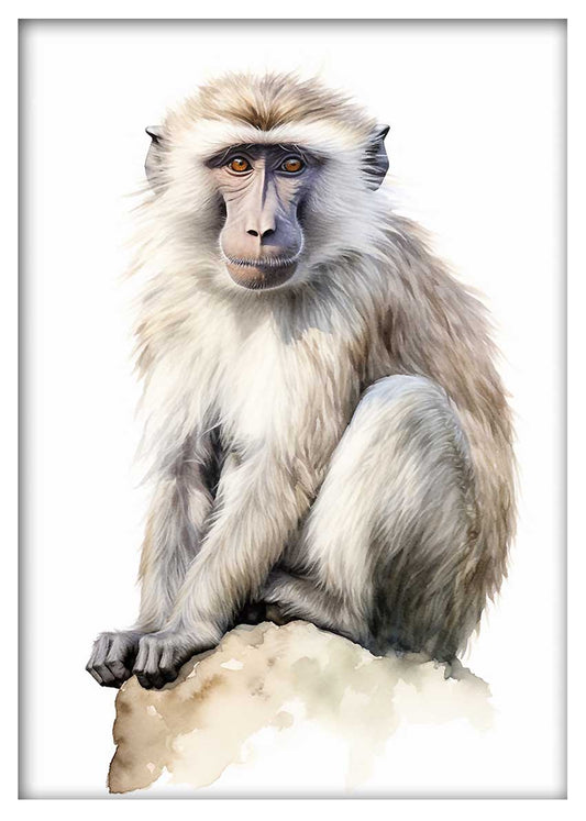 T540 Monkey Canvas Art Prints, T-Shirts, Posters, and Mugs, Cushion Cover Expressive Collection