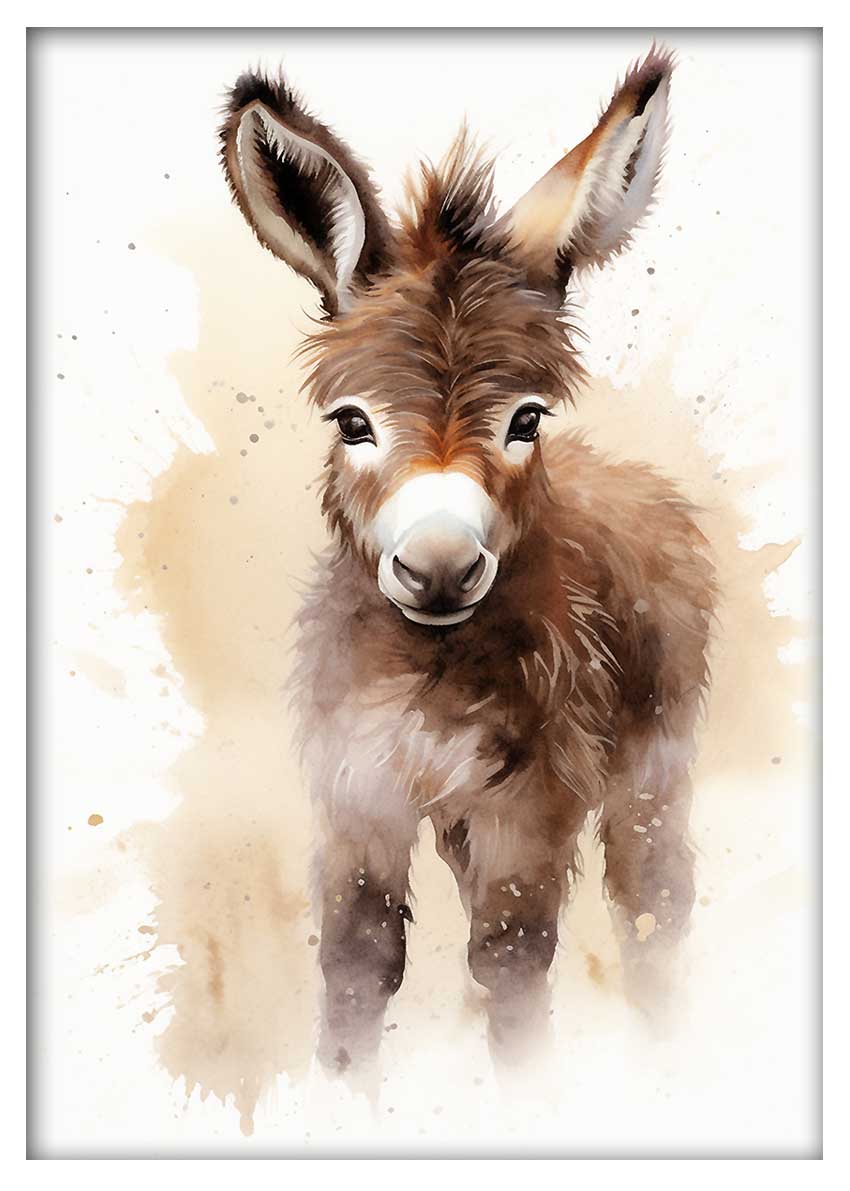 T551 Foal Canvas Art Prints, T-Shirts, Posters, and Mugs, Cushion Cover Expressive Collection