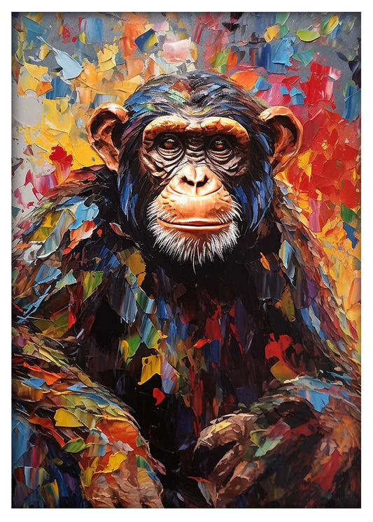 T627 Monkey Canvas Art Prints, T-Shirts, Posters, and Mugs, Cushion Cover