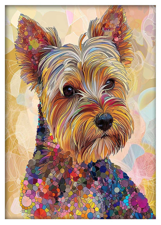 T628 Dog Canvas Art Prints, T-Shirts, Posters, and Mugs, Cushion Cover