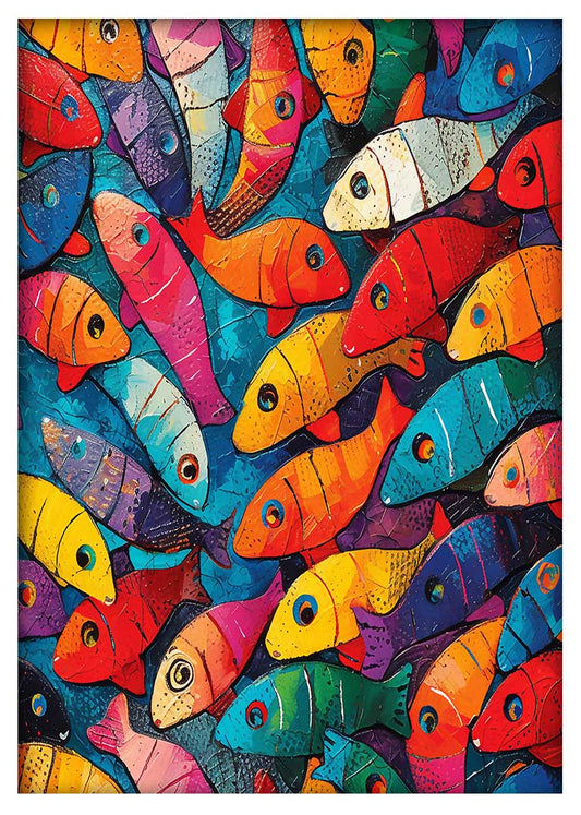 T692 Fish Canvas Art Prints, T-Shirts, Posters, and Mugs, Cushion Cover