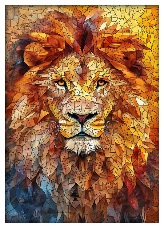 T779 Lion Canvas Art Prints, T-Shirts, Posters, and Mugs, Cushion Cover