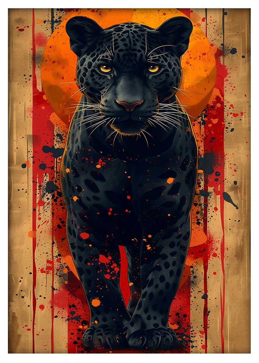 T825 JAGUAR Canvas Art Prints, T-Shirts, Posters, and Mugs, Cushion Cover