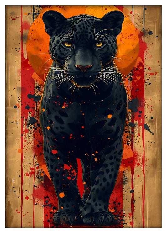 T825 JAGUAR Canvas Art Prints, T-Shirts, Posters, and Mugs, Cushion Cover