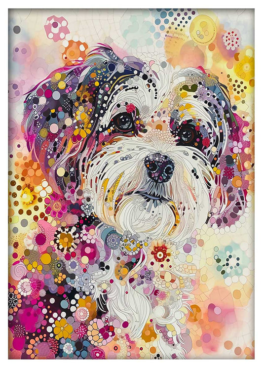 T894 Dog Canvas Art Prints, T-Shirts, Posters, and Mugs, Cushion Cover