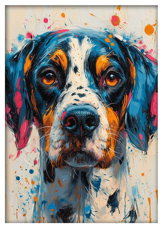 T941 Dog Canvas Art Prints, T-Shirts, Posters, and Mugs, Cushion Cover