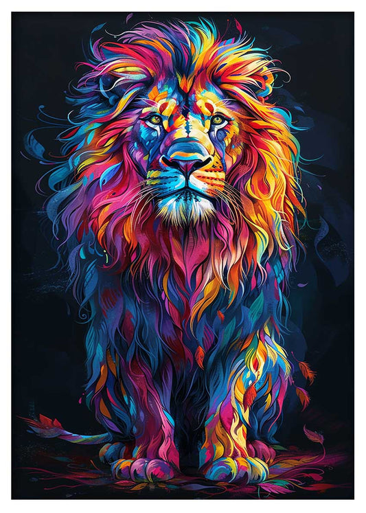 T942 Lion Canvas Art Prints, T-Shirts, Posters, and Mugs, Cushion Cover