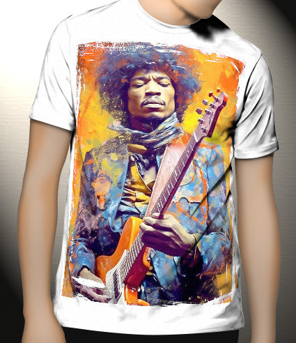 P296 Jimi Hendrix Canvas Art Prints, T-Shirts, Posters, and Mugs, Cushion Cover Expressive Collection