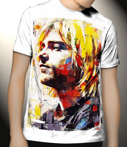 P311 Kurt Cobain Canvas Art Prints, T-Shirts, Posters, and Mugs, Cushion Cover Expressive Collection