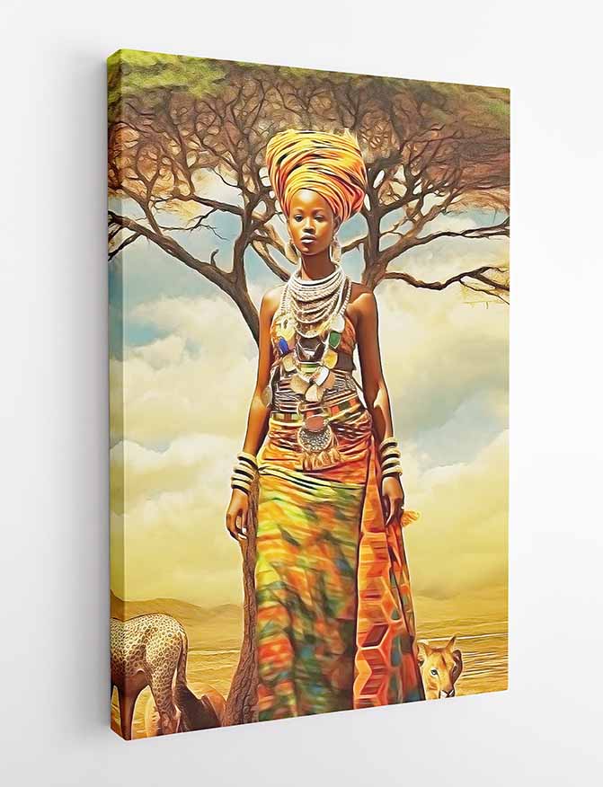 T333 Africa Canvas Art Prints, T-Shirts, Posters, and Mugs, Cushion Cover Expressive Collection