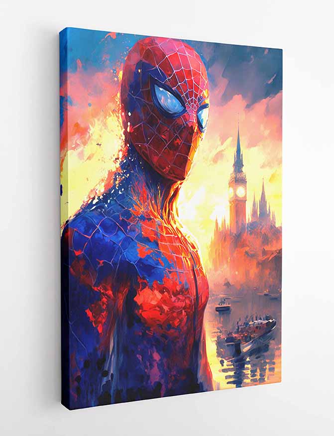 P73 Spider man Canvas Art Prints, T-Shirts, Posters, and Mugs, Cushion Cover Expressive Collection