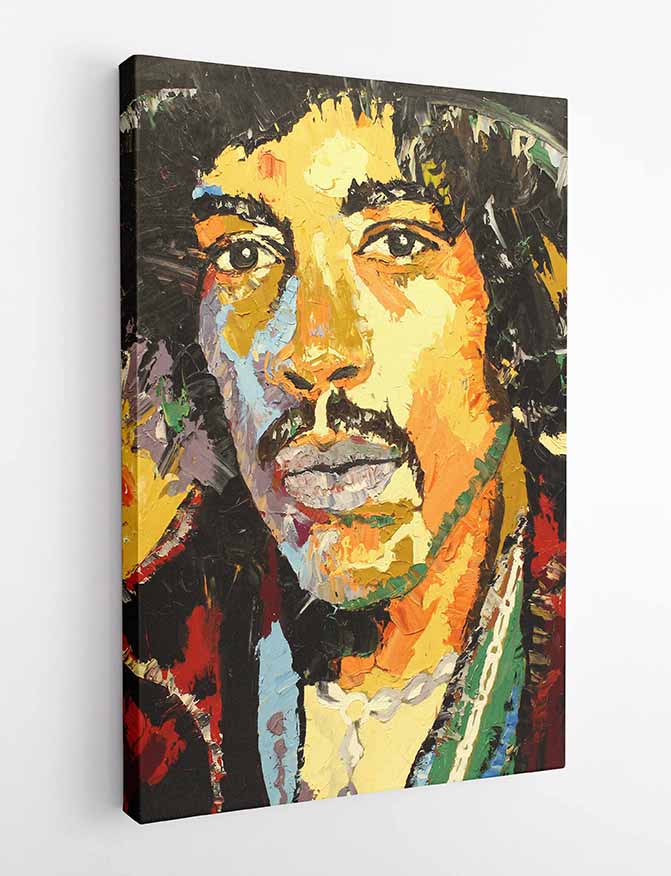 P108 Jimi Hendrix Canvas Art Prints, T-Shirts, Posters, and Mugs, Cushion Cover Expressive Collection