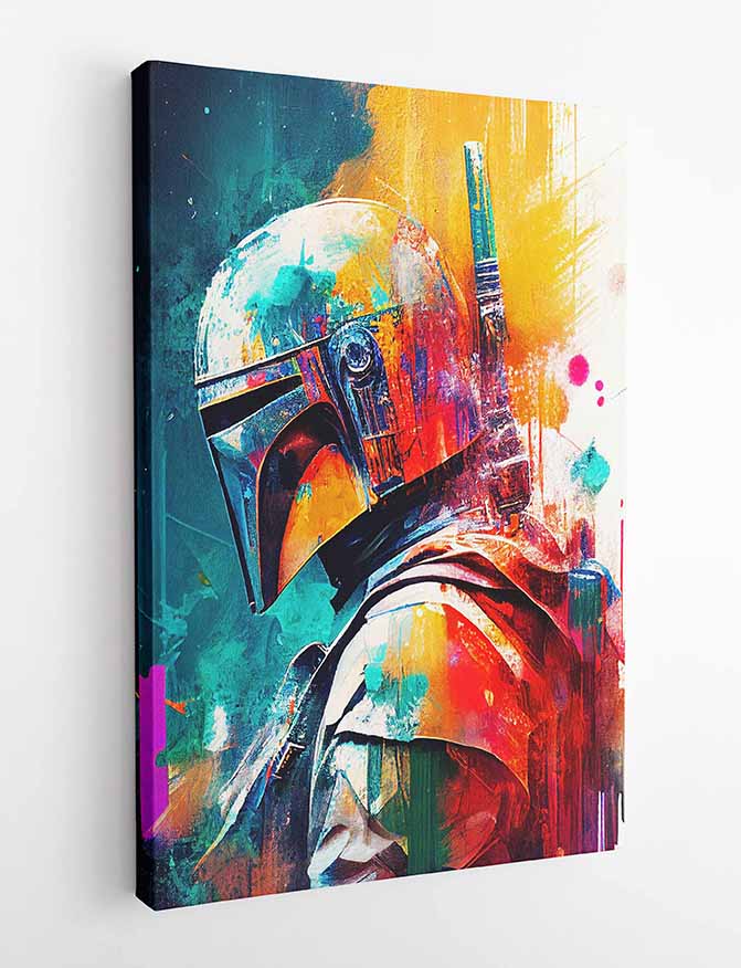 P131 Mandalorian Canvas Art Prints, T-Shirts, Posters, and Mugs, Cushion Cover Expressive Collection