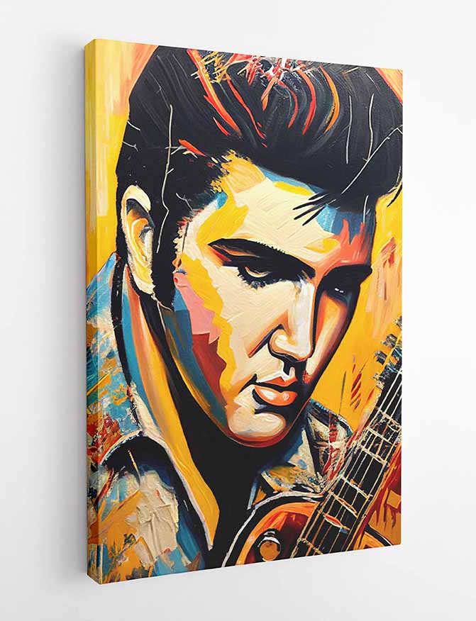 P137 Elvis Presley Canvas Art Prints, T-Shirts, Posters, and Mugs, Cushion Cover Expressive Collection