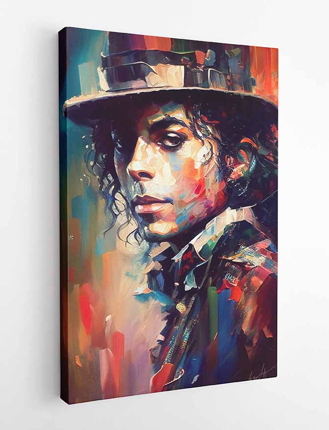 P174 AI Artistry Michael Jackson Printed Designs on Canvas, Poster, Mugs, Cushion Covers, and T-Shirts