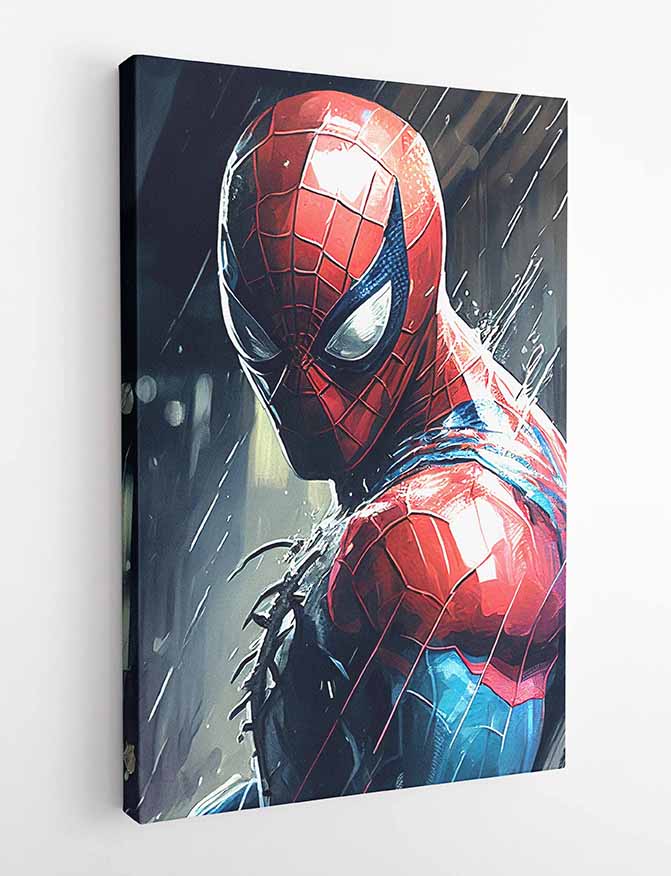 P179 Spider Man AI Artistry  Printed Designs on Canvas, Poster, Mugs, Cushion Covers, and T-Shirts